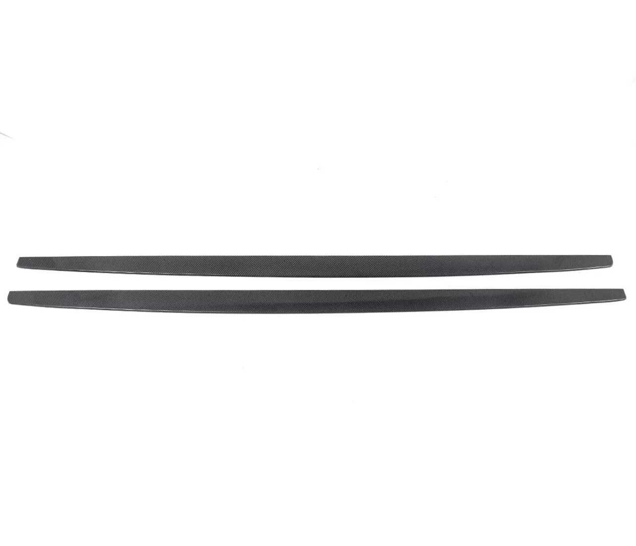 Gloss black BMW 1 Series F20 F21 Side skirt extensions lip blades spoiler ABS - Image 3