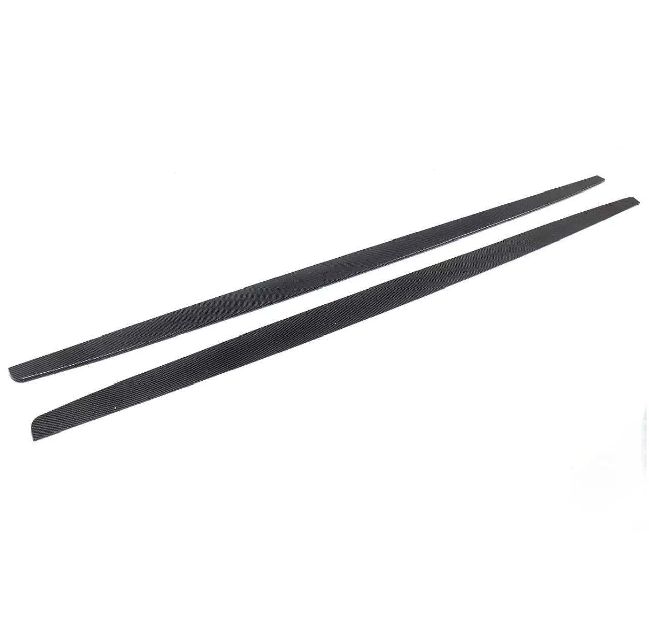 Gloss black BMW 1 Series F20 F21 Side skirt extensions lip blades spoiler ABS - Image 4