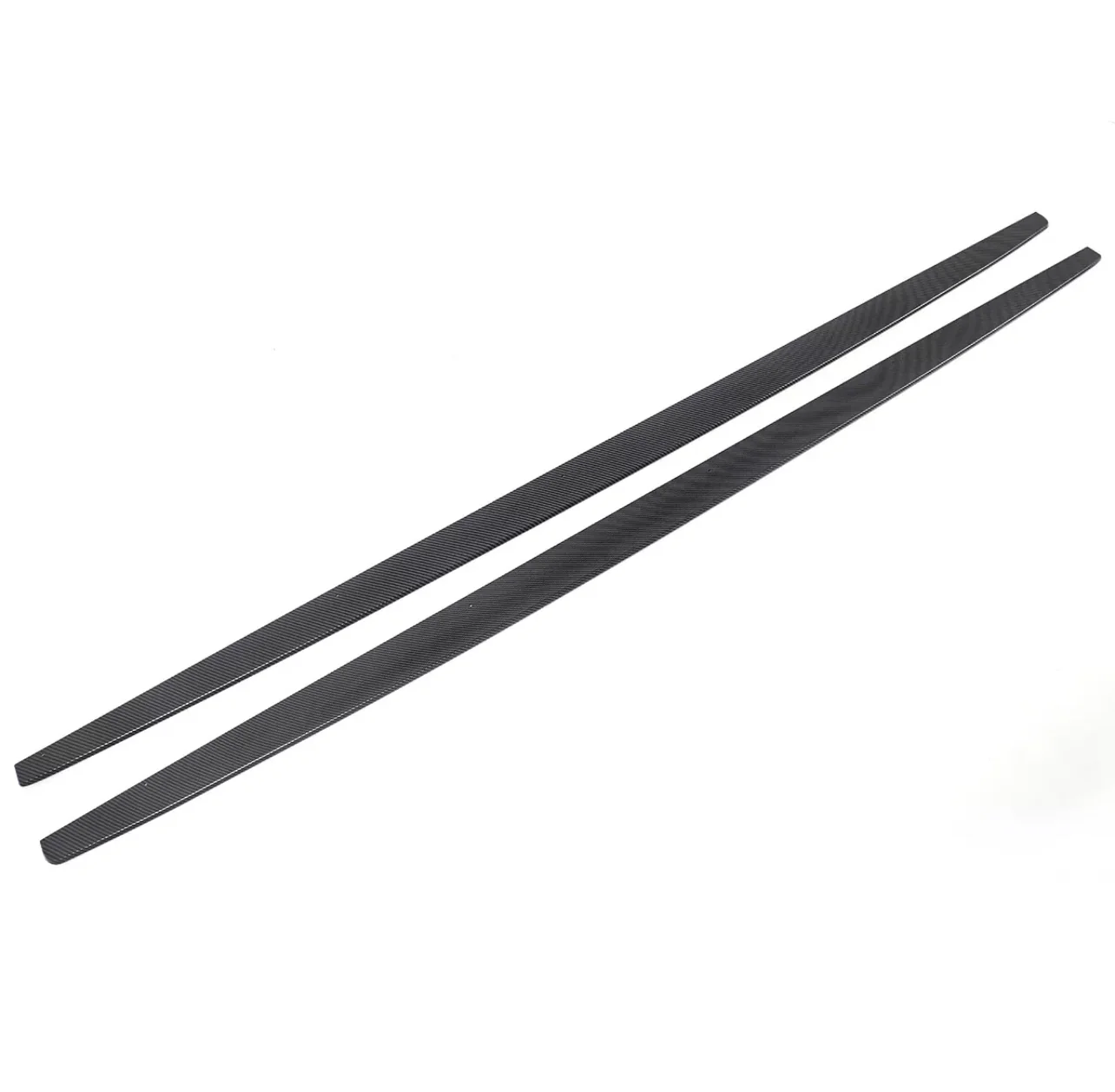 Gloss black BMW 1 Series F20 F21 Side skirt extensions lip blades spoiler ABS - Image 5