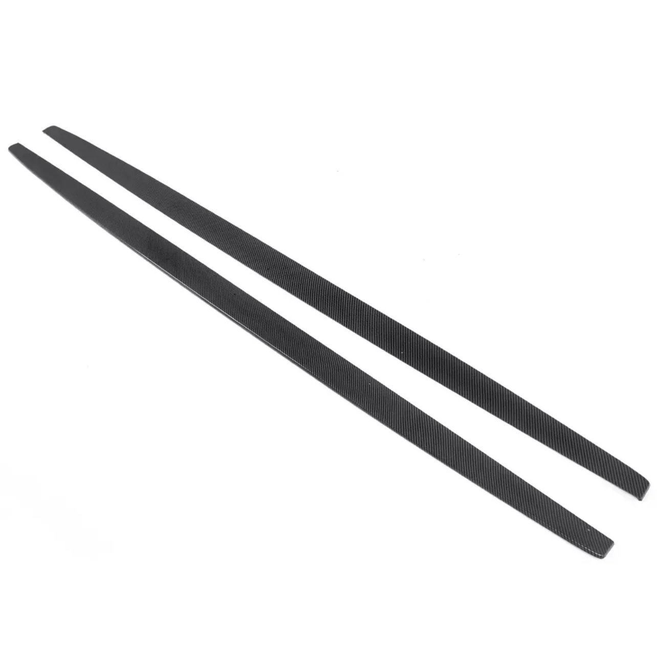 Gloss black BMW 1 Series F20 F21 Side skirt extensions lip blades spoiler ABS - Image 6