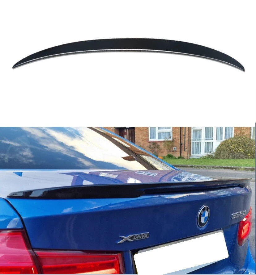 GLOSS BLACK BMW 3 SERIES F30 F80 MP STYLE REAR TRUNK BOOT SPOILER M PERFORMANCE