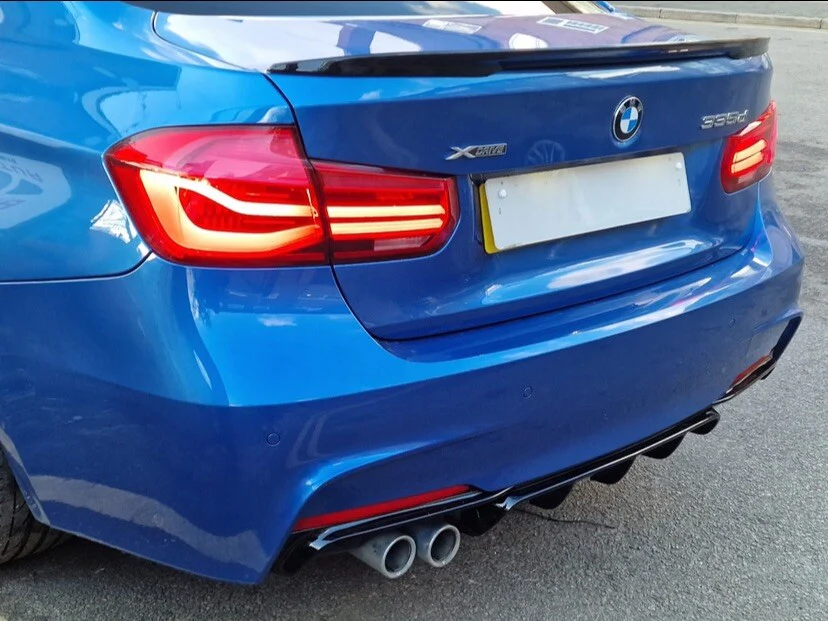 GLOSS BLACK BMW 3 SERIES F30 F80 MP STYLE REAR TRUNK BOOT SPOILER M PERFORMANCE - Image 4