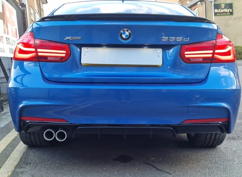 GLOSS BLACK BMW 3 SERIES F30 F80 MP STYLE REAR TRUNK BOOT SPOILER M PERFORMANCE - Image 7