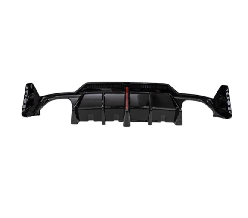 GLOSS BLACK BODY KIT FOR BMW 3 SERIES G21 LCI TOURING ESTATE QUAD TIPS DIFFUSER - Image 9