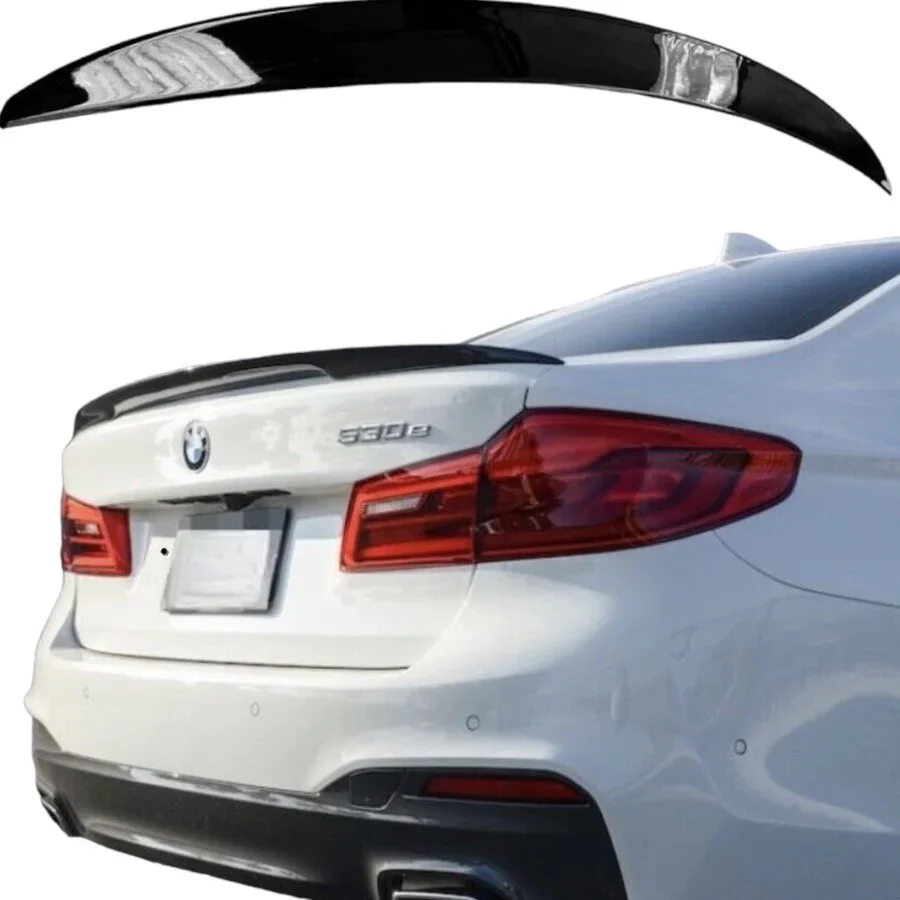 GLOSS BLACK BODY KIT FOR BMW 5 SERIES G30 G31 SPLITTER DIFFUSER SIDE SPOILER LCI - Image 10