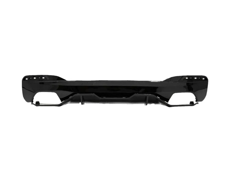 GLOSS BLACK BODY KIT FOR BMW 5 SERIES G30 G31 SPLITTER DIFFUSER SIDE SPOILER LCI - Image 14