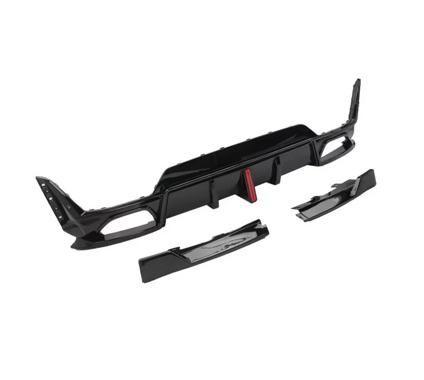 GLOSS BLACK G20 G21 LCI DIFFUSER PERFORMANCE STYLE REAR FOR BMW 3 SERIES - Image 7