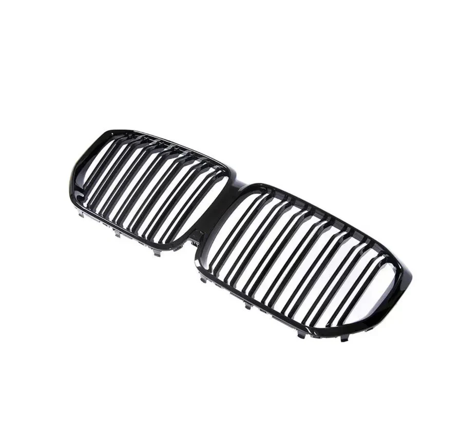 GLOSS BLACK KIDNEY GRILL GRILLS FRONT BUMPER FOR 2019 2022 BMW X5 G05 ABS - Image 5