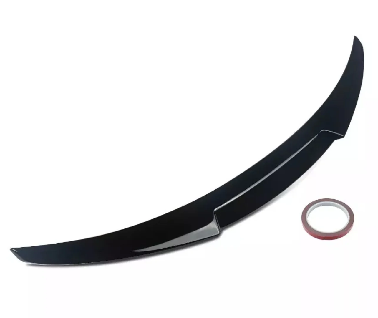 GLOSS BLACK M PERFORMANCE V M4 BOOT SPOILER WING LIP FOR BMW 3 SERIES G20 2019+ - Image 5