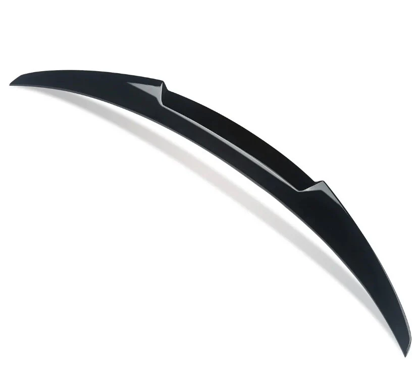 GLOSS BLACK M PERFORMANCE V M4 BOOT SPOILER WING LIP FOR BMW 3 SERIES G20 2019+ - Image 4
