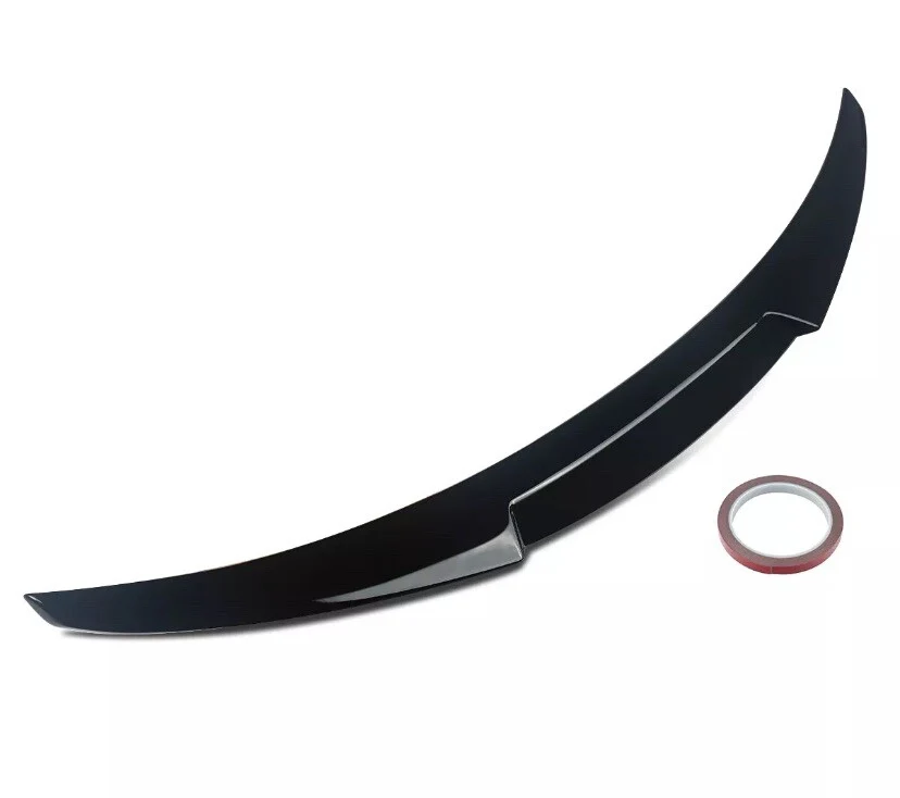 GLOSS BLACK M PERFORMANCE V M4 BOOT SPOILER WING LIP FOR BMW 3 SERIES G20 2019+ - Image 5