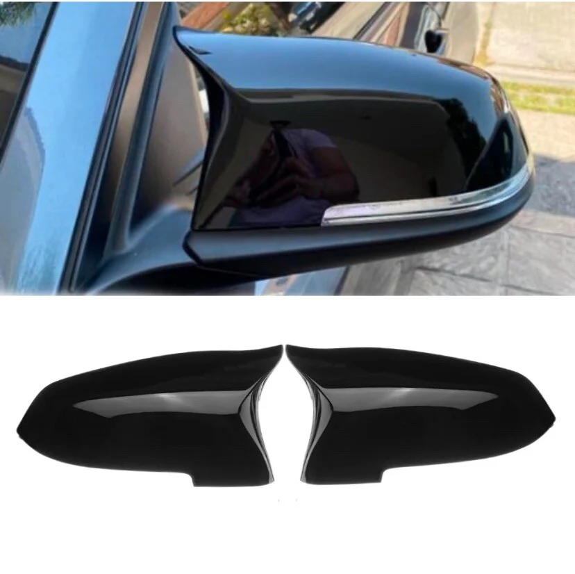 Gloss Black Mirror Cover Cap Covers Lci BMW 5 6 7 14-16 F10 F11 F01 F06 F07 - Image 10