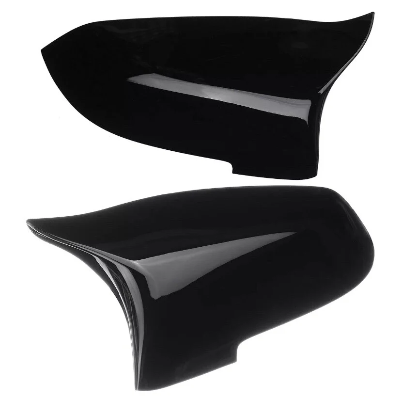 Gloss Black Mirror Cover Cap Covers Lci BMW 5 6 7 14-16 F10 F11 F01 F06 F07 - Image 3