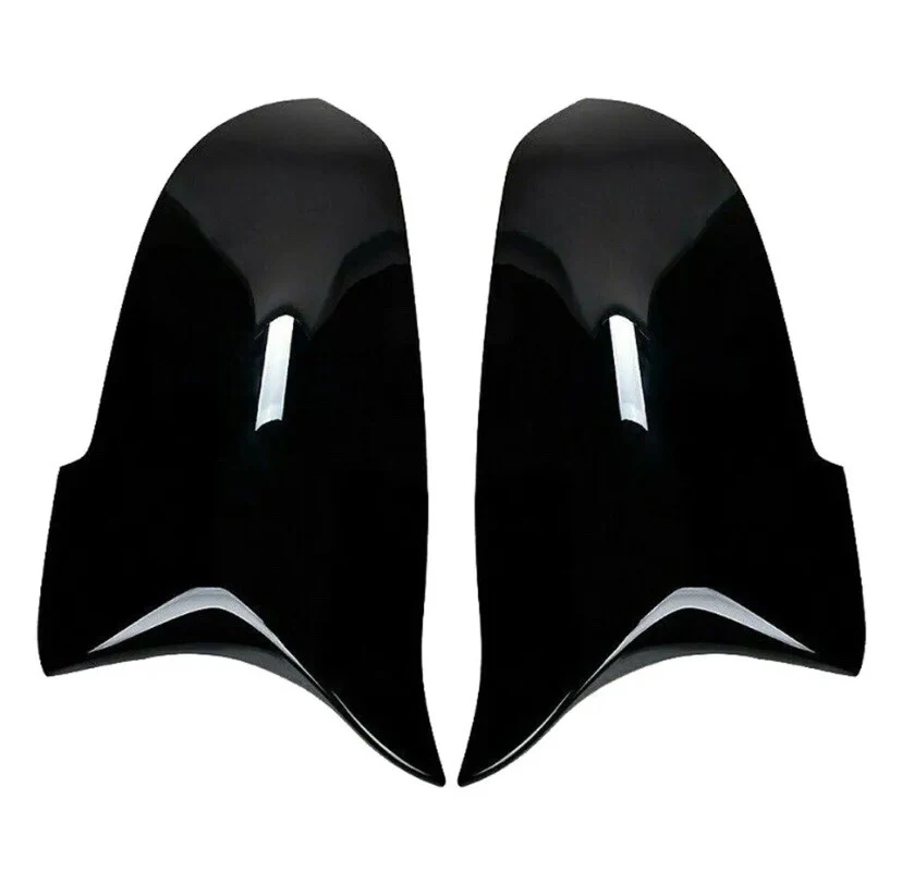 Gloss Black Mirror Cover Cap Covers Lci BMW 5 6 7 14-16 F10 F11 F01 F06 F07 - Image 4