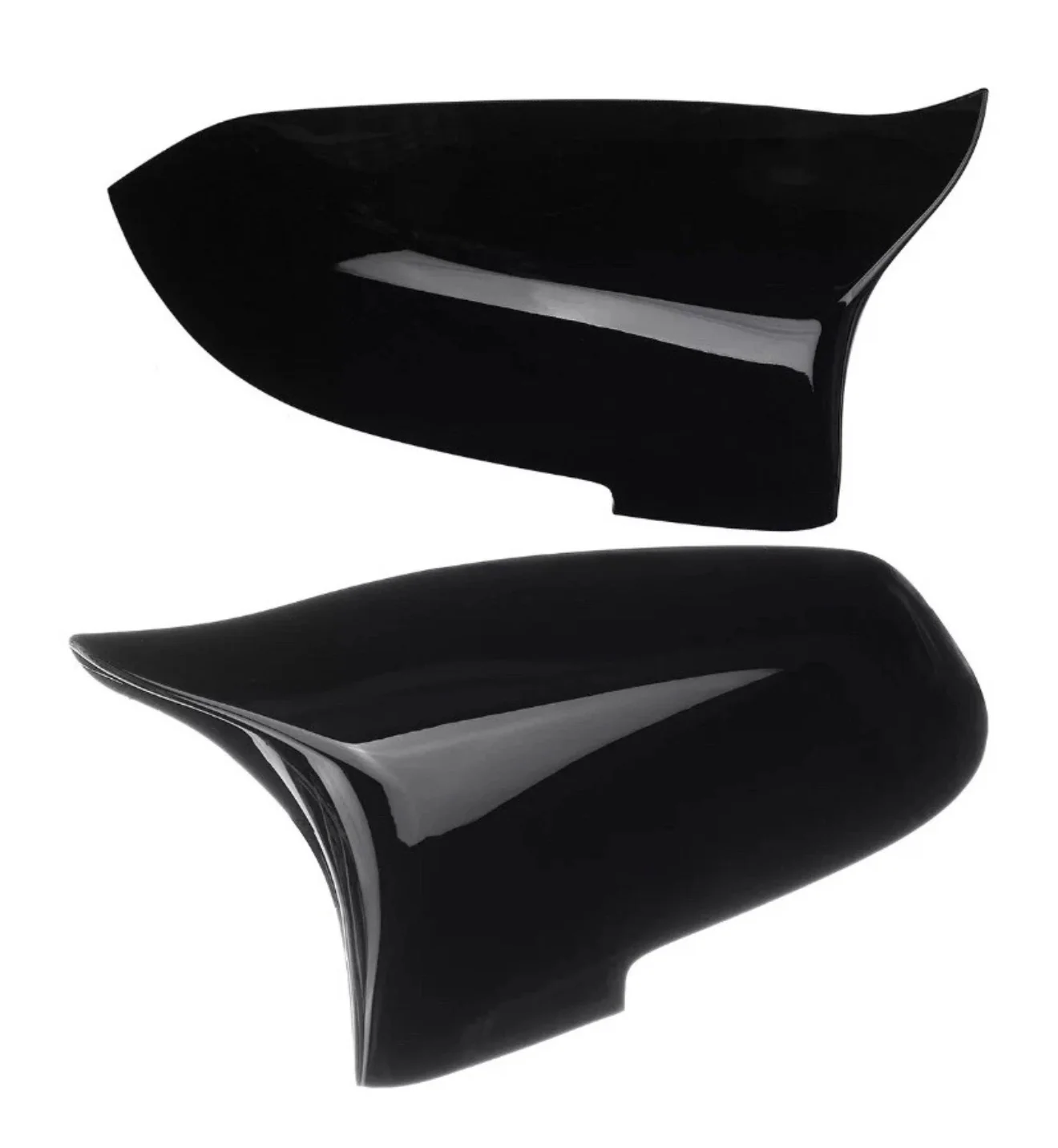 Gloss Black Mirror Cover Cap Covers Lci BMW 5 6 7 14-16 F10 F11 F01 F06 F07 - Image 3