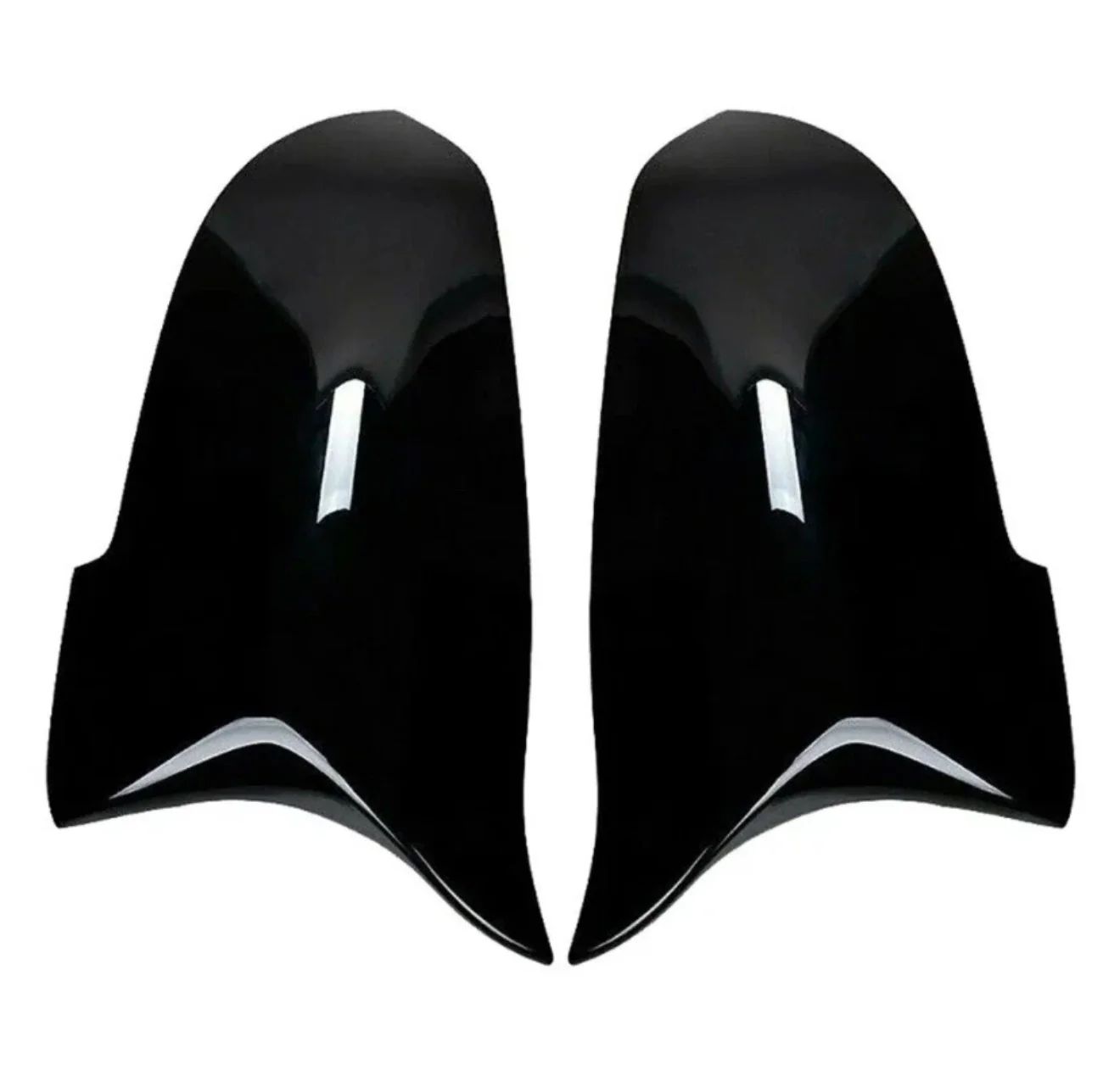 Gloss Black Mirror Cover Cap Covers Lci BMW 5 6 7 14-16 F10 F11 F01 F06 F07 - Image 4