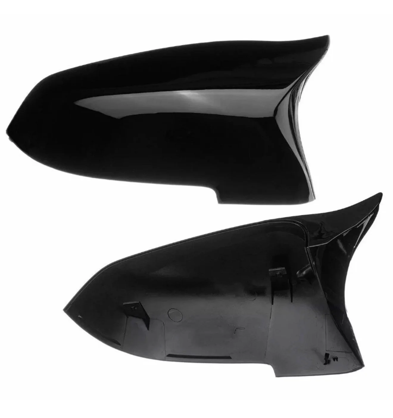 Gloss Black Mirror Cover Cap Covers Lci BMW 5 6 7 14-16 F10 F11 F01 F06 F07 - Image 6