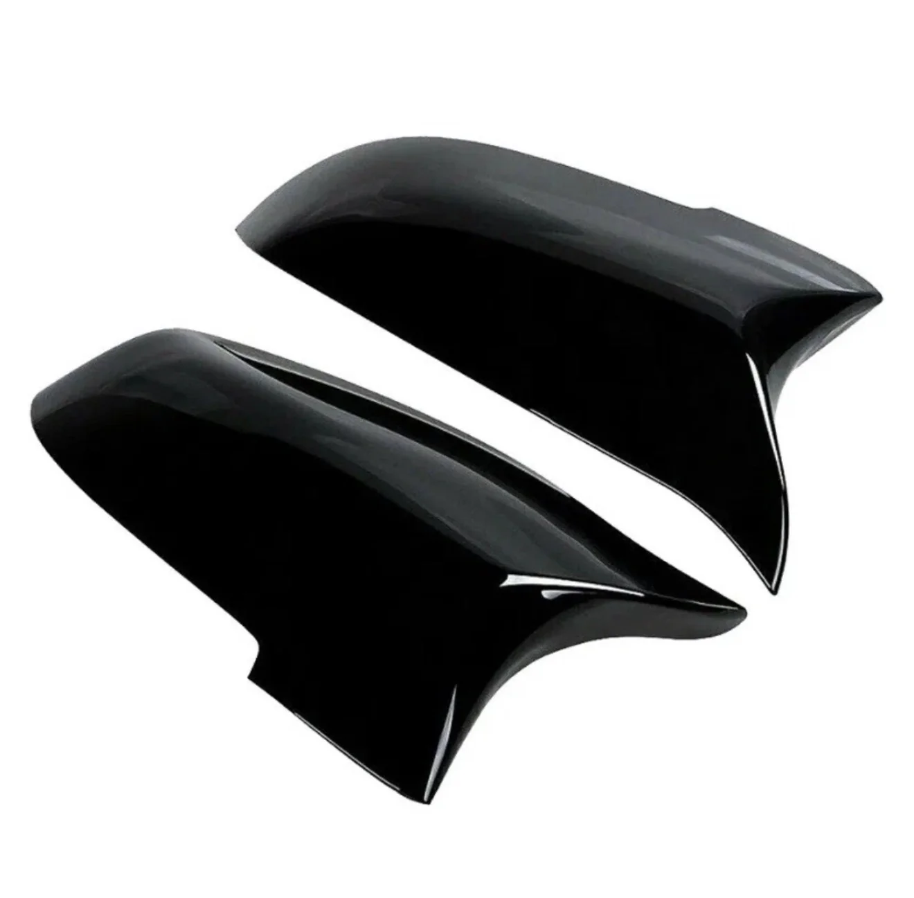 Gloss Black Mirror Cover Cap Covers Lci BMW 5 6 7 14-16 F10 F11 F01 F06 F07 - Image 9