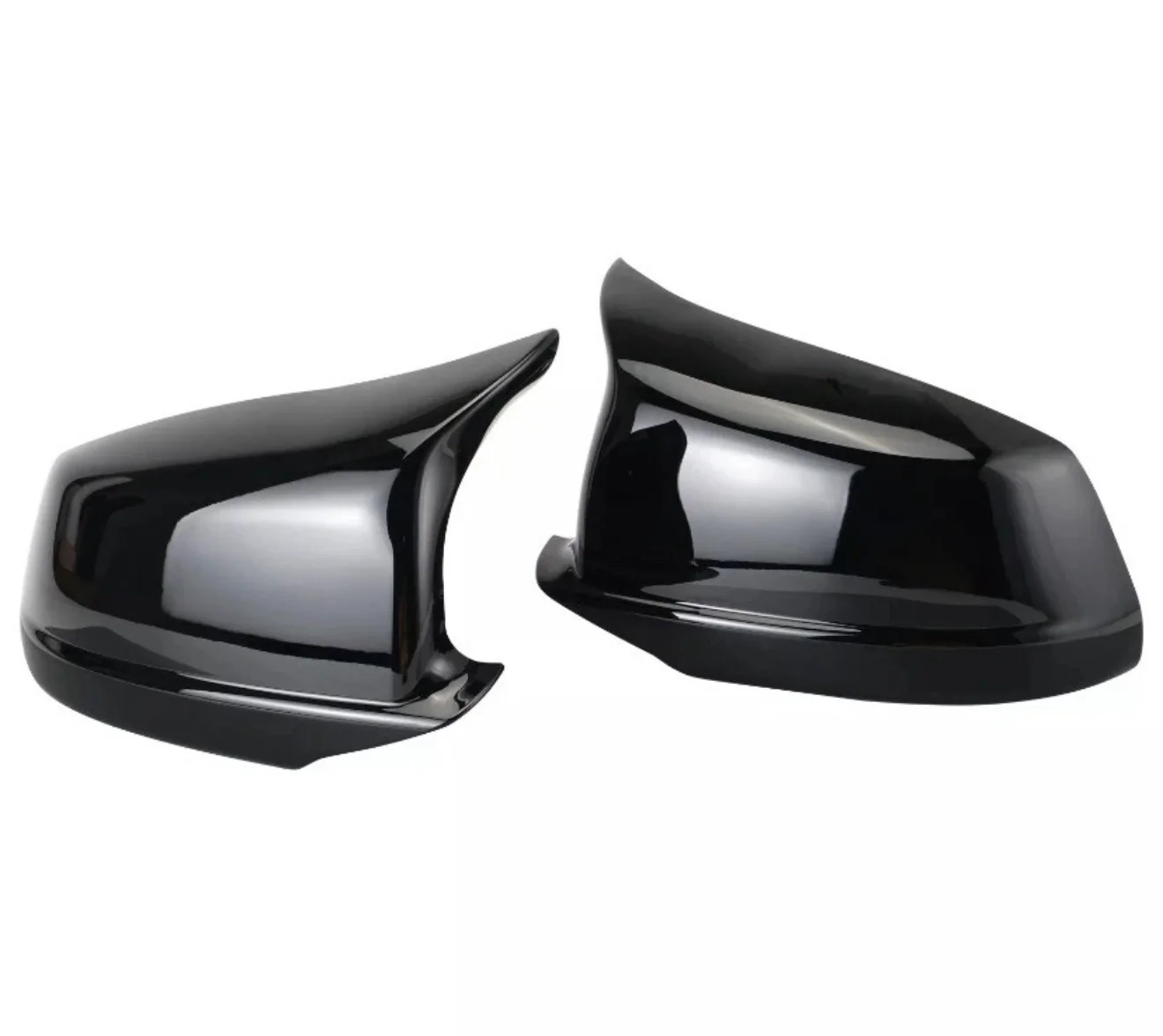 Gloss Black Mirror Covers Cap Cover 5 6 Series 11-13 F10 F11 PRE LCI F01 F06 F07 - Image 10