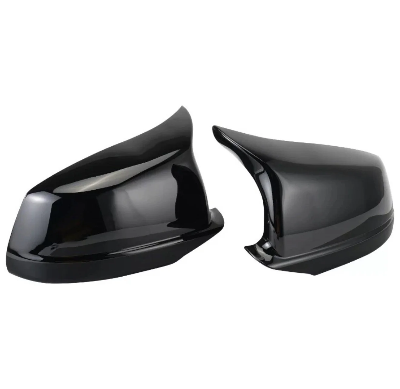 Gloss Black Mirror Covers Cap Cover 5 6 Series 11-13 F10 F11 PRE LCI F01 F06 F07 - Image 11