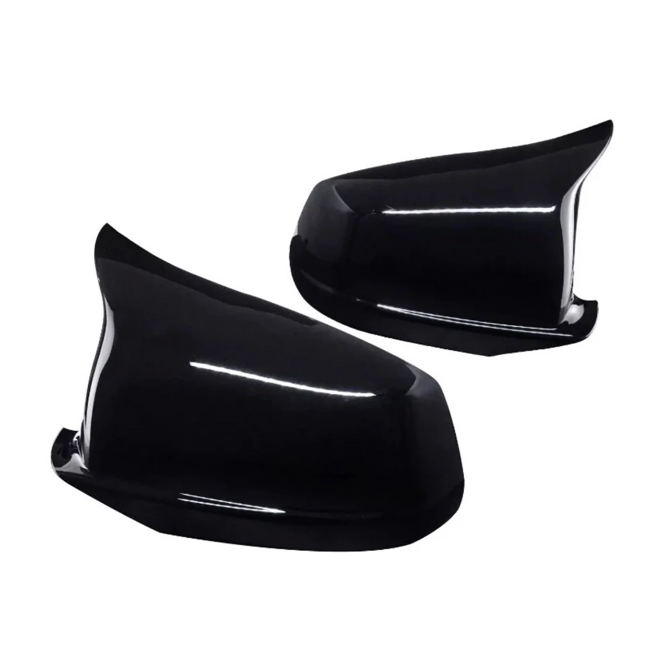 Gloss Black Mirror Covers Cap Cover 5 6 Series 11-13 F10 F11 PRE LCI F01 F06 F07 - Image 3