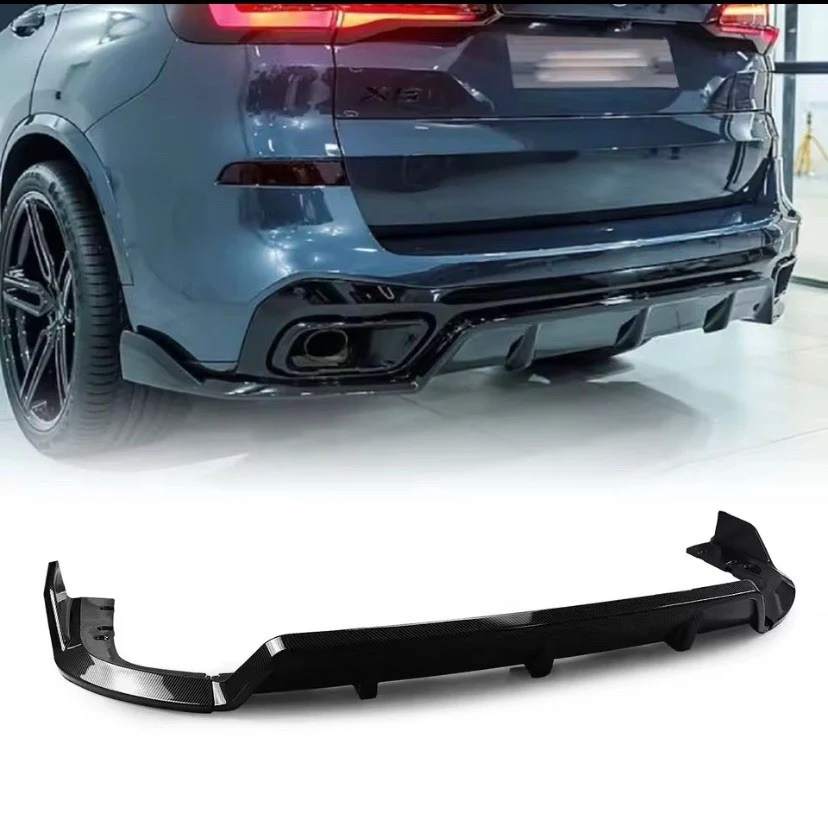 Gloss Black Rear Bumper Diffuser Side Cover For BMW G05 LCI X5 2023+ - Image 8
