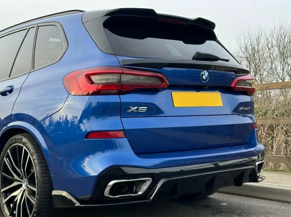 GLOSS BLACK REAR MID WING BOOT SPOILER MP LIP BODY FOR BMW X5 X5M G05 F95 2018+ - Image 8