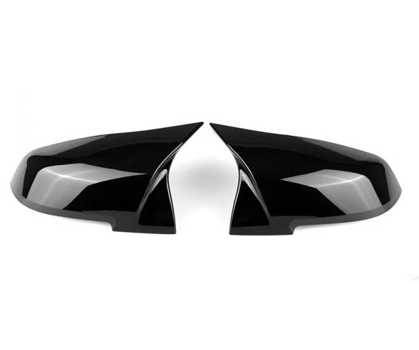 GLOSS BLACK REAR WING MIRROR COVER CAPS FOR BMW F20 F21 F22 F30 F32 F36 F87 M3 - Image 3