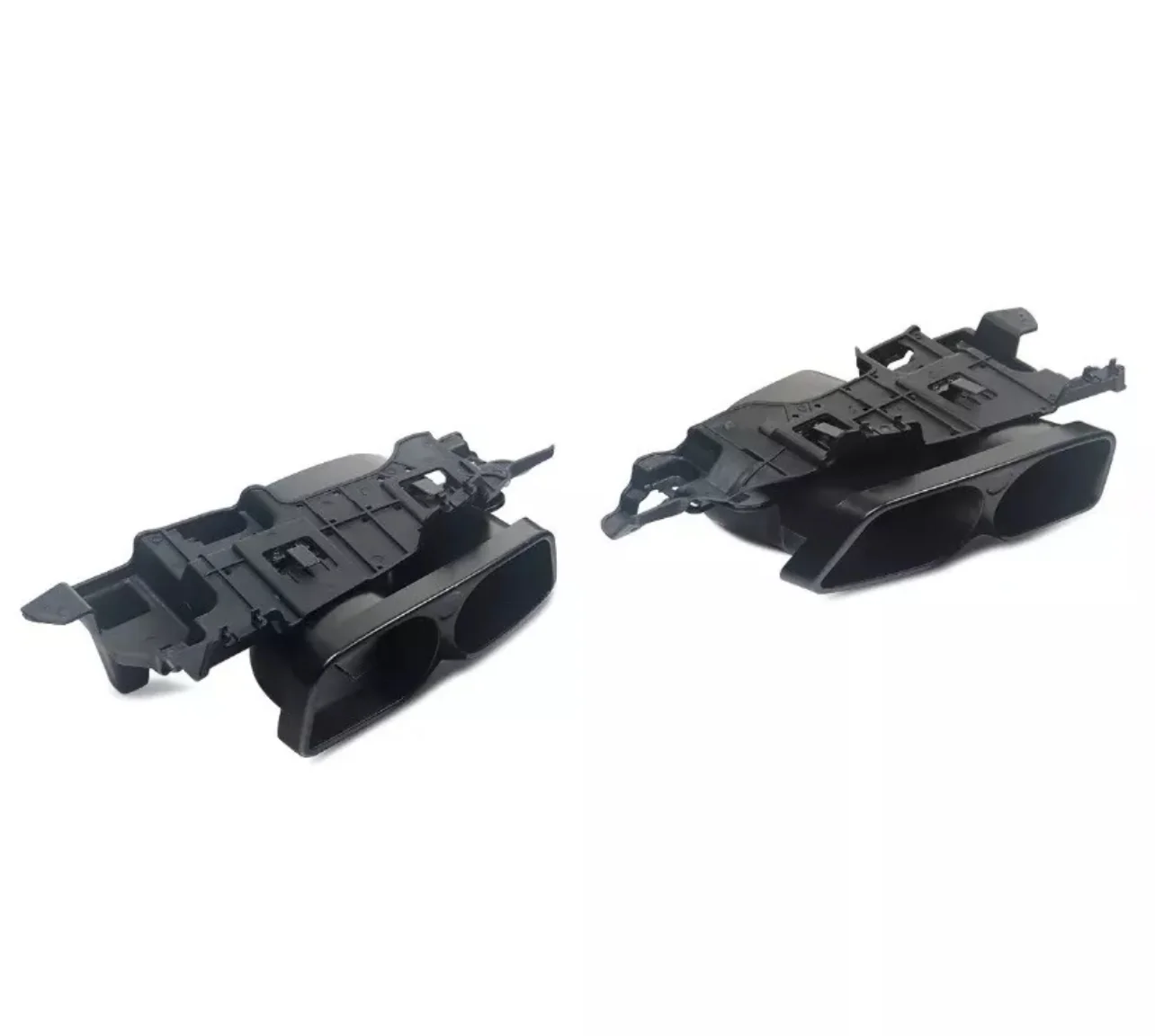 MERCEDES BENZ W205 AMG C63 REAR BUMPER DIFFUSER AMG B STYLE WITH TAILPIPE LED - Image 3