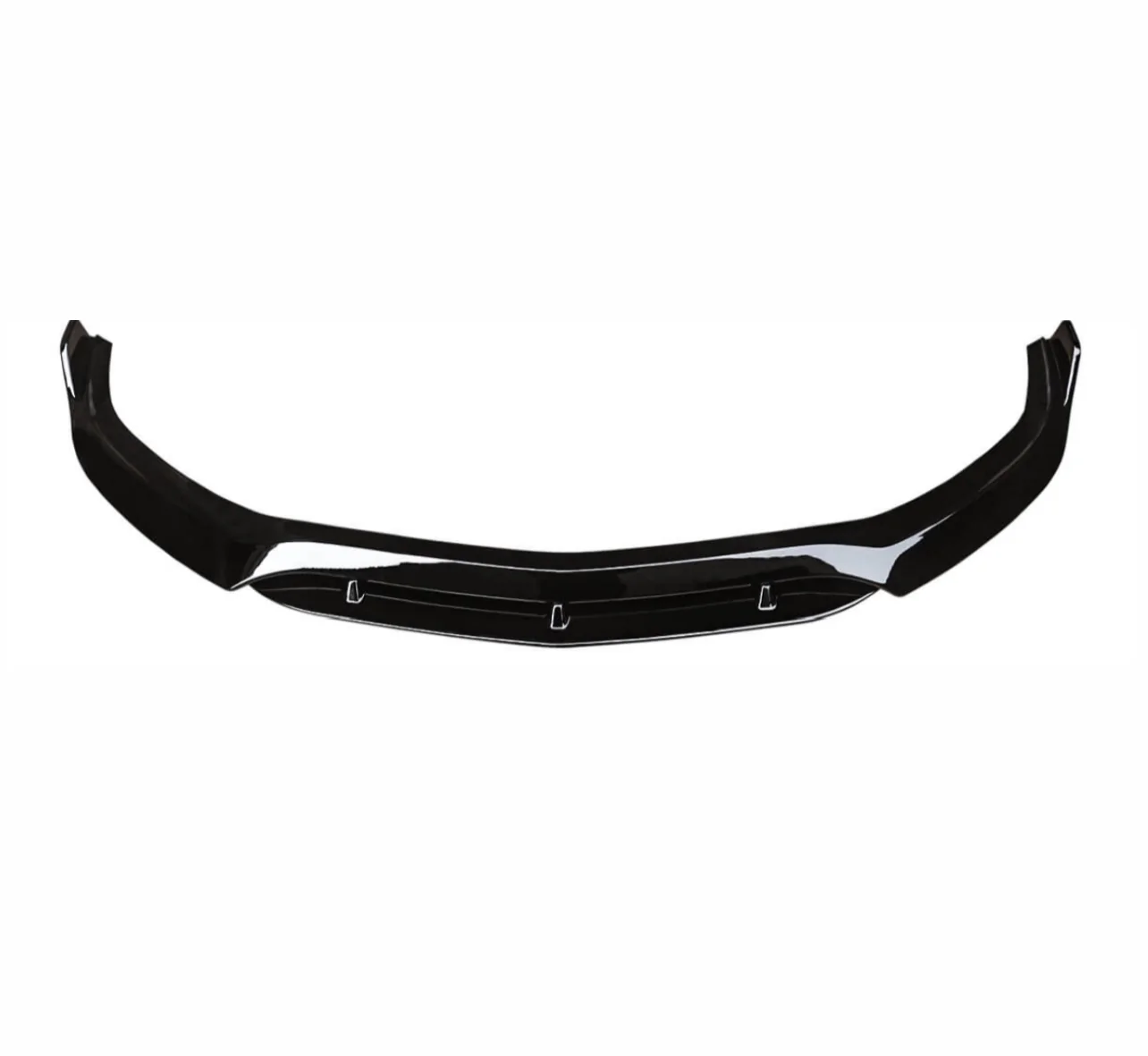 MERCEDES C CLASS A205 W205 C205 B STYLE GLOSS BLACK FRONT LIP SPLITTER 15-18 - Image 3