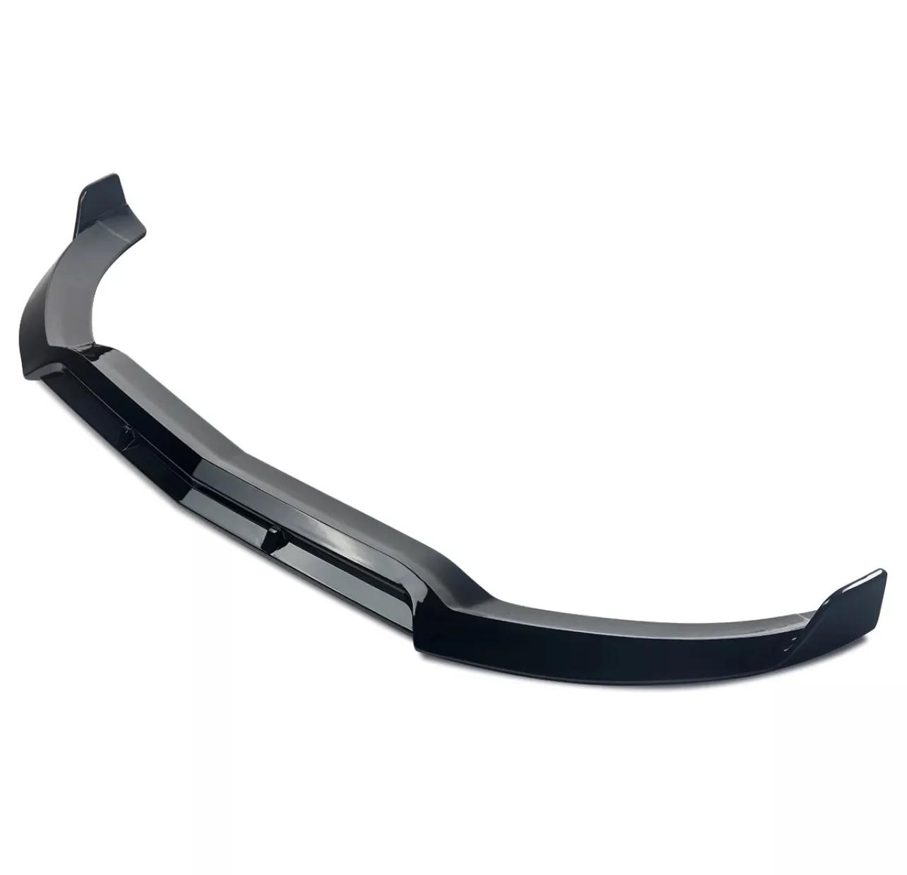 MERCEDES C CLASS A205 W205 C205 B STYLE GLOSS BLACK FRONT LIP SPLITTER 15-18 - Image 5