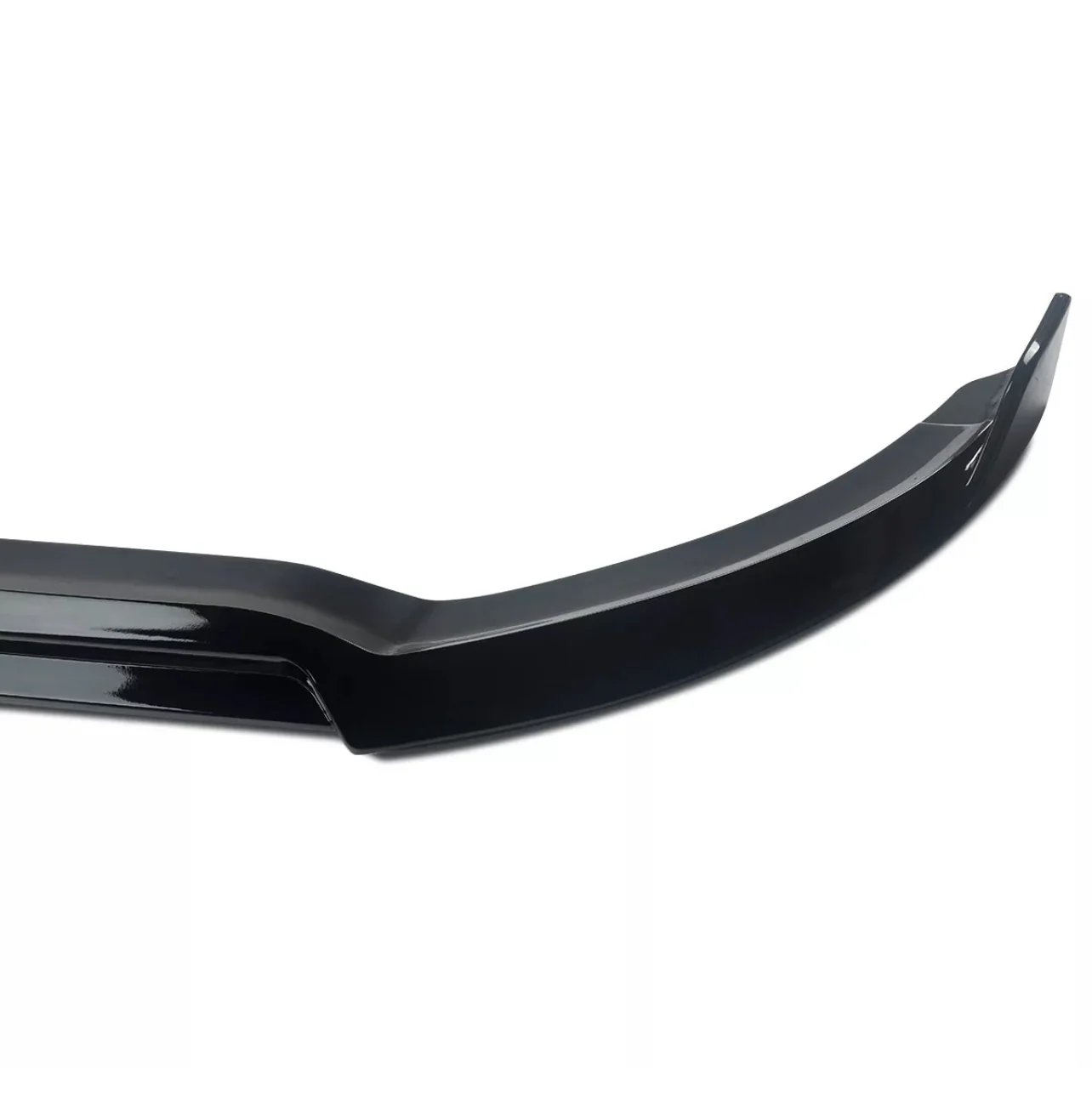 MERCEDES C CLASS A205 W205 C205 B STYLE GLOSS BLACK FRONT LIP SPLITTER 15-18 - Image 6