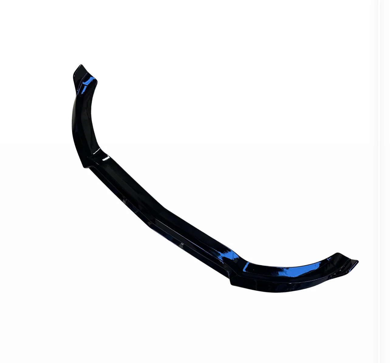 MERCEDES C CLASS A205 W205 C205 B STYLE GLOSS BLACK FRONT LIP SPLITTER 15-18 - Image 8