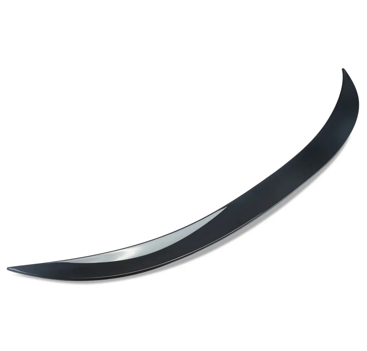 MERCEDES C CLASS W205 REAR BOOT TRUNK SPOILER AMG STYLE GLOSS BLACK 2014-21 - Image 2