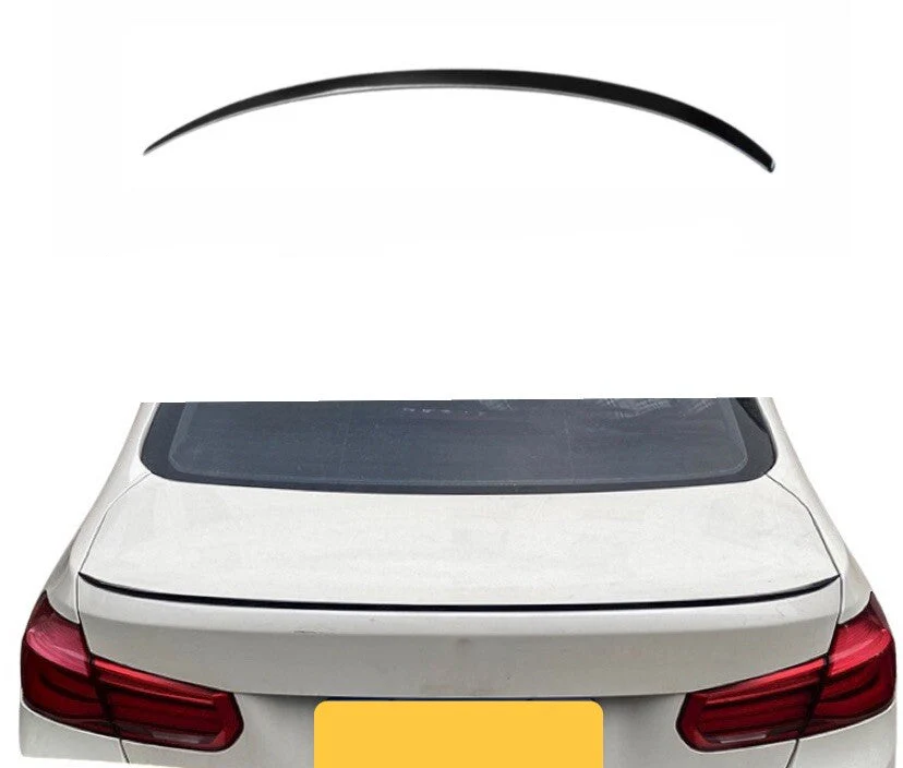 REAR BOOT SPOILER LIP GLOSS BLACK FOR BMW 3 SERIES F30 F80 M3 SALOON SLIM