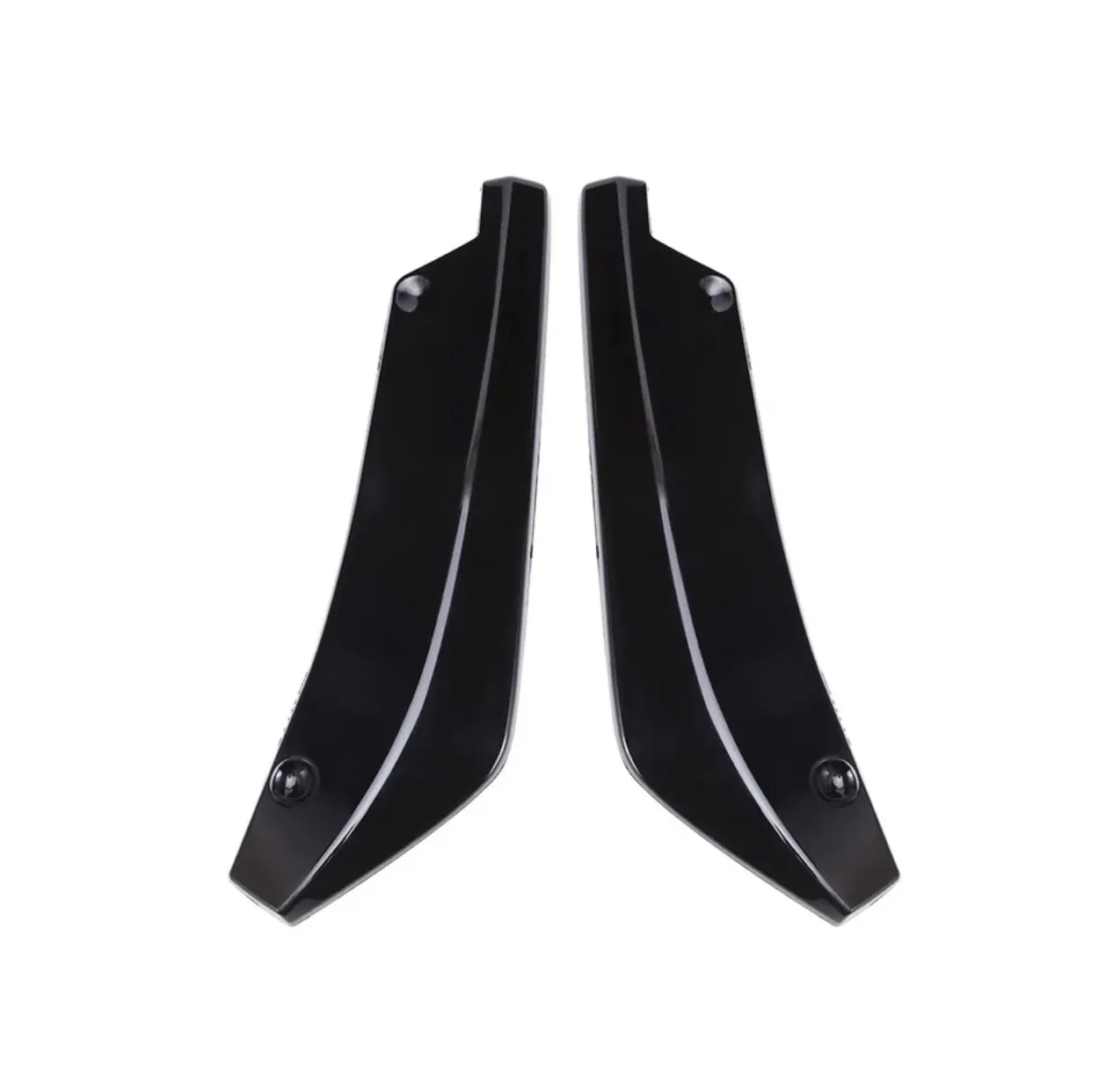 Rear Bumper Splitter Canards - Fits BMW F30 F31 3 Series - ABS - Gloss Black - Image 4