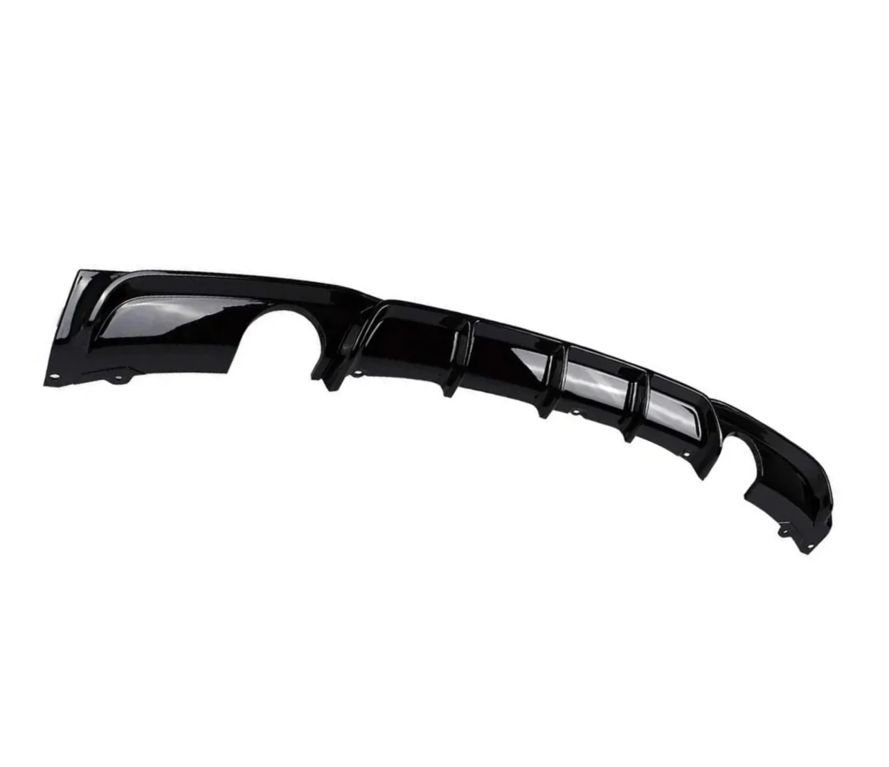 Rear Diffuser - Dual Exit - Fits BMW F30 F31 3 Series - Gloss Black - Image 3