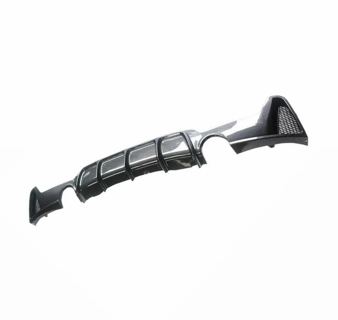 Rear Diffuser - Dual Exit - Fits BMW F32 F33 F36 - 4 Series - M Performance - Carbon Look - Image 2