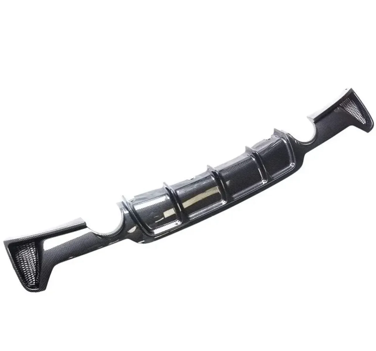 Rear Diffuser - Dual Exit - Fits BMW F32 F33 F36 - 4 Series - M Performance - Carbon Look - Image 3