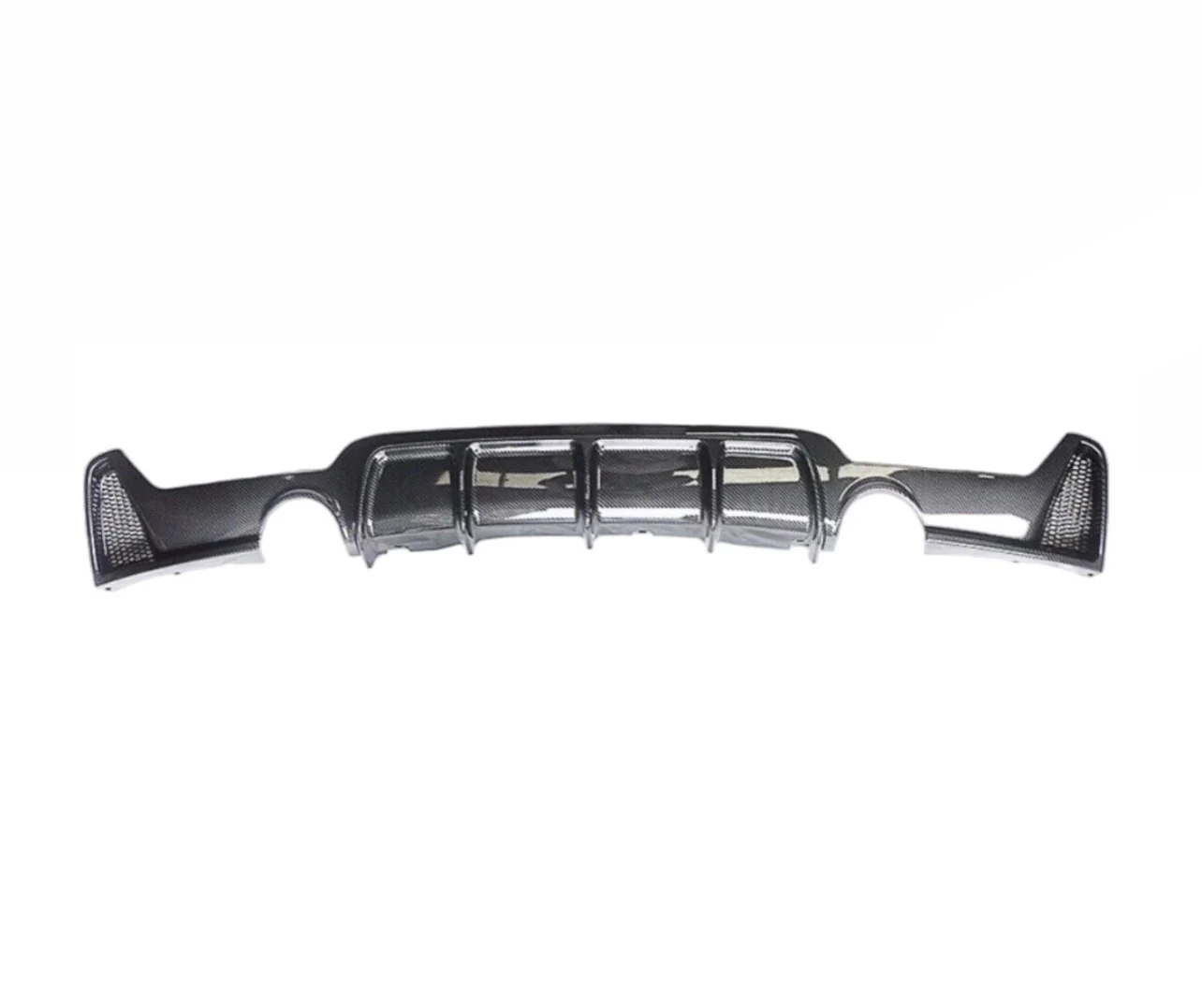 Rear Diffuser - Dual Exit - Fits BMW F32 F33 F36 - 4 Series - M Sport - Carbon Look - Image 2