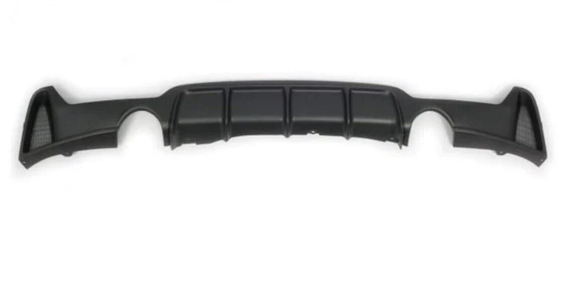 Rear Diffuser - Dual Exit - Fits BMW F32 F33 F36 - 4 Series - Matte Black - Image 2