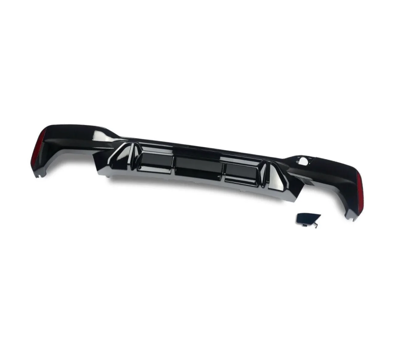 Rear Diffuser - Fits BMW G30 G31 - 5 Series - M5 CS Style - Gloss Black - Image 4