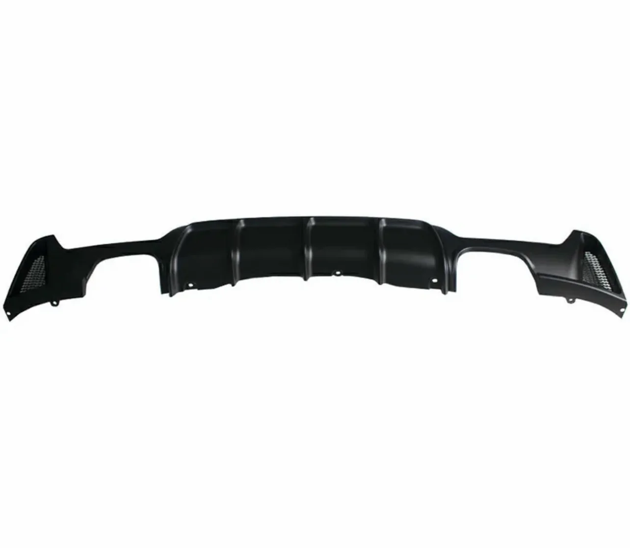 Rear Diffuser - Quad Exit - Fits BMW F32 F33 F36 - 4 Series - M Sport - Matte Black