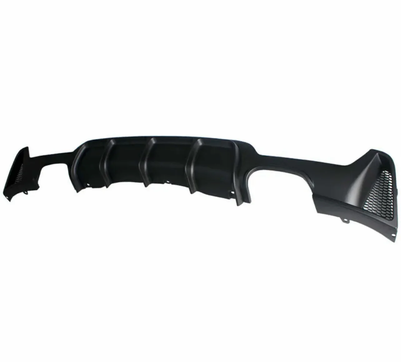 Rear Diffuser - Quad Exit - Fits BMW F32 F33 F36 - 4 Series - M Sport - Matte Black - Image 4