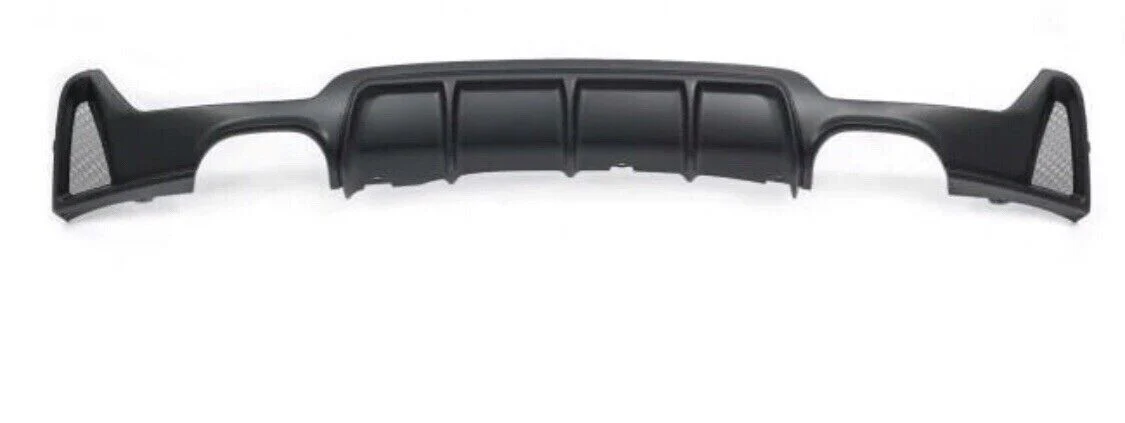 Rear Diffuser - Quad Exit - Fits BMW F32 F33 F36 - 4 Series - Matte Black - Image 2