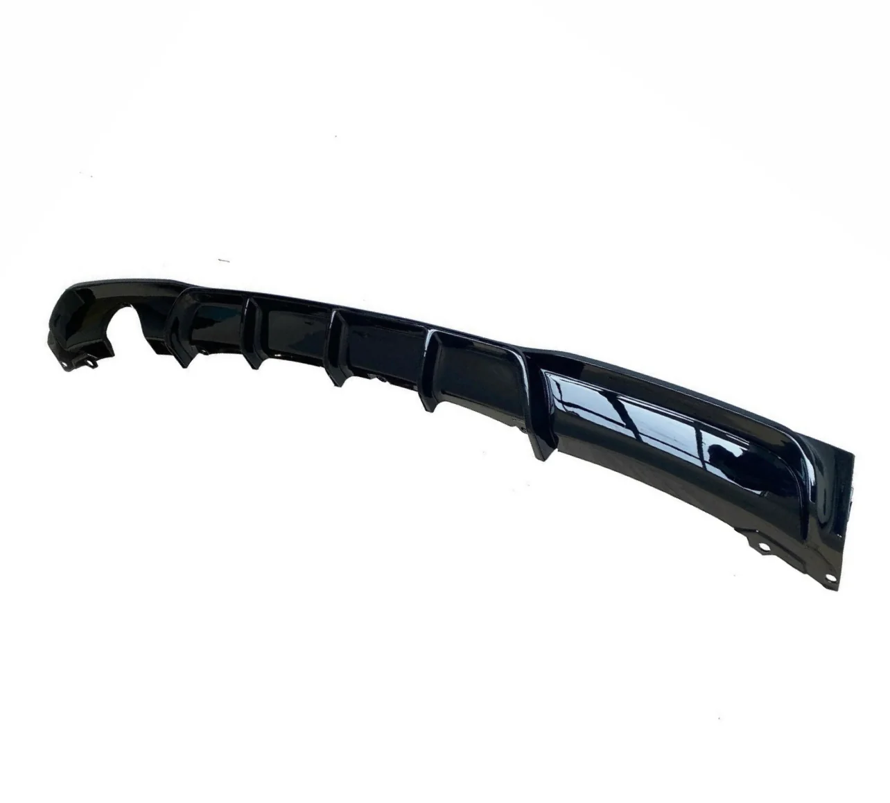 Rear Diffuser - Single Exit - Fits BMW F30 F31 3 Series - M Sport - Gloss Black - Image 3