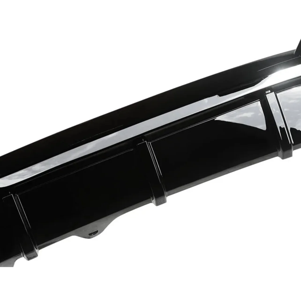 Rear Diffuser - Twin Exit - Fits BMW F10 - 5 Series - Gloss Black - Image 4