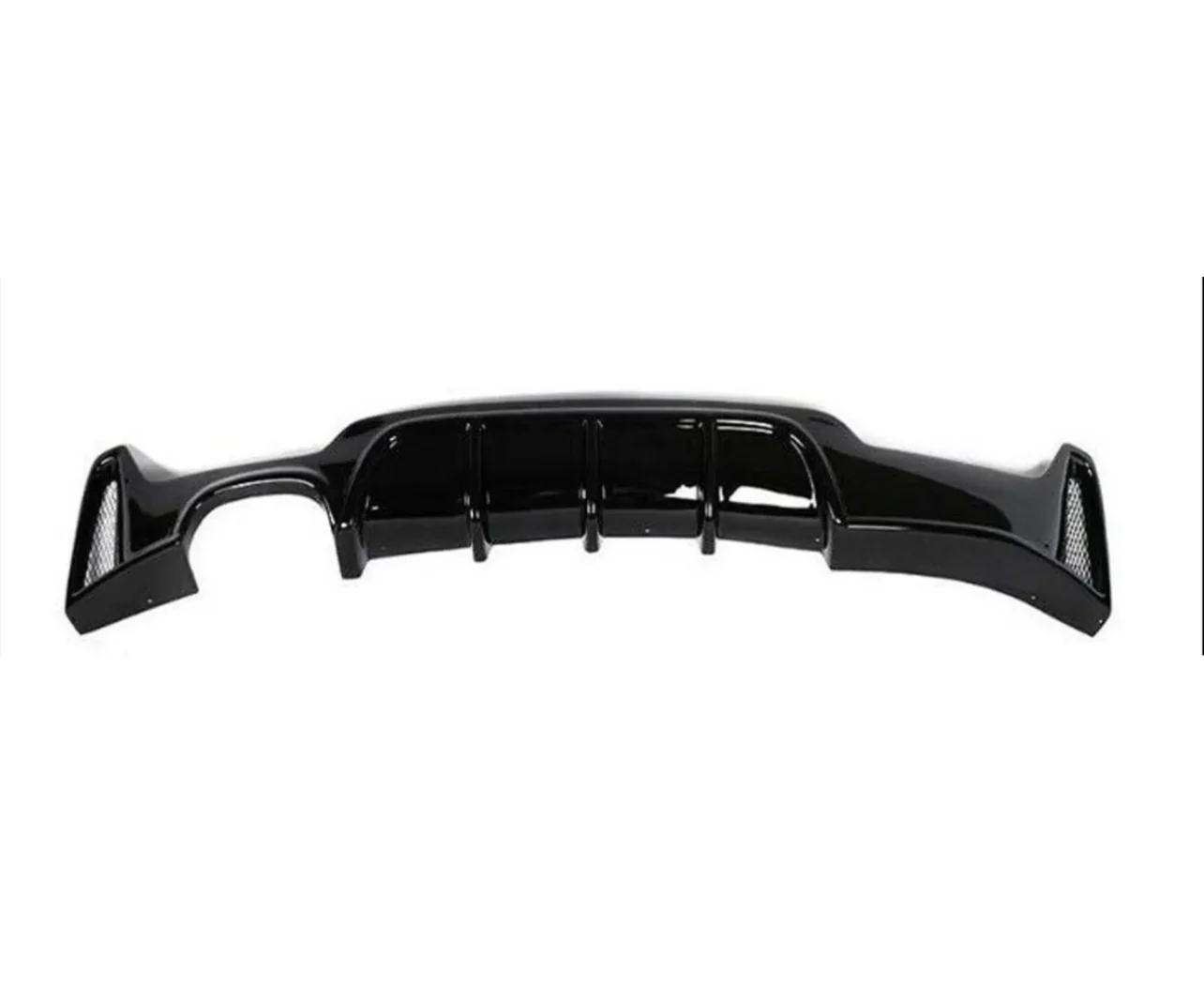 Rear Diffuser - Twin Exit - Fits BMW F32 F33 F36 - 4 Series - M Sport - Gloss Black - Image 4