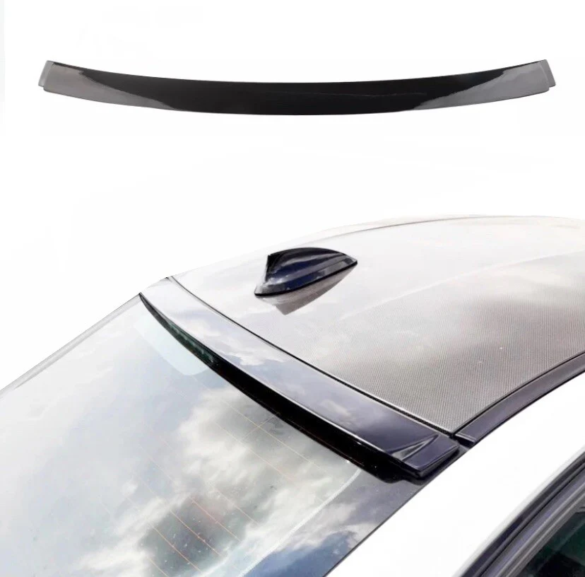 REAR ROOF SPOILER GLOSS BLACK WINDOW WING LIP FOR BMW 3 SERIES F30 ABS