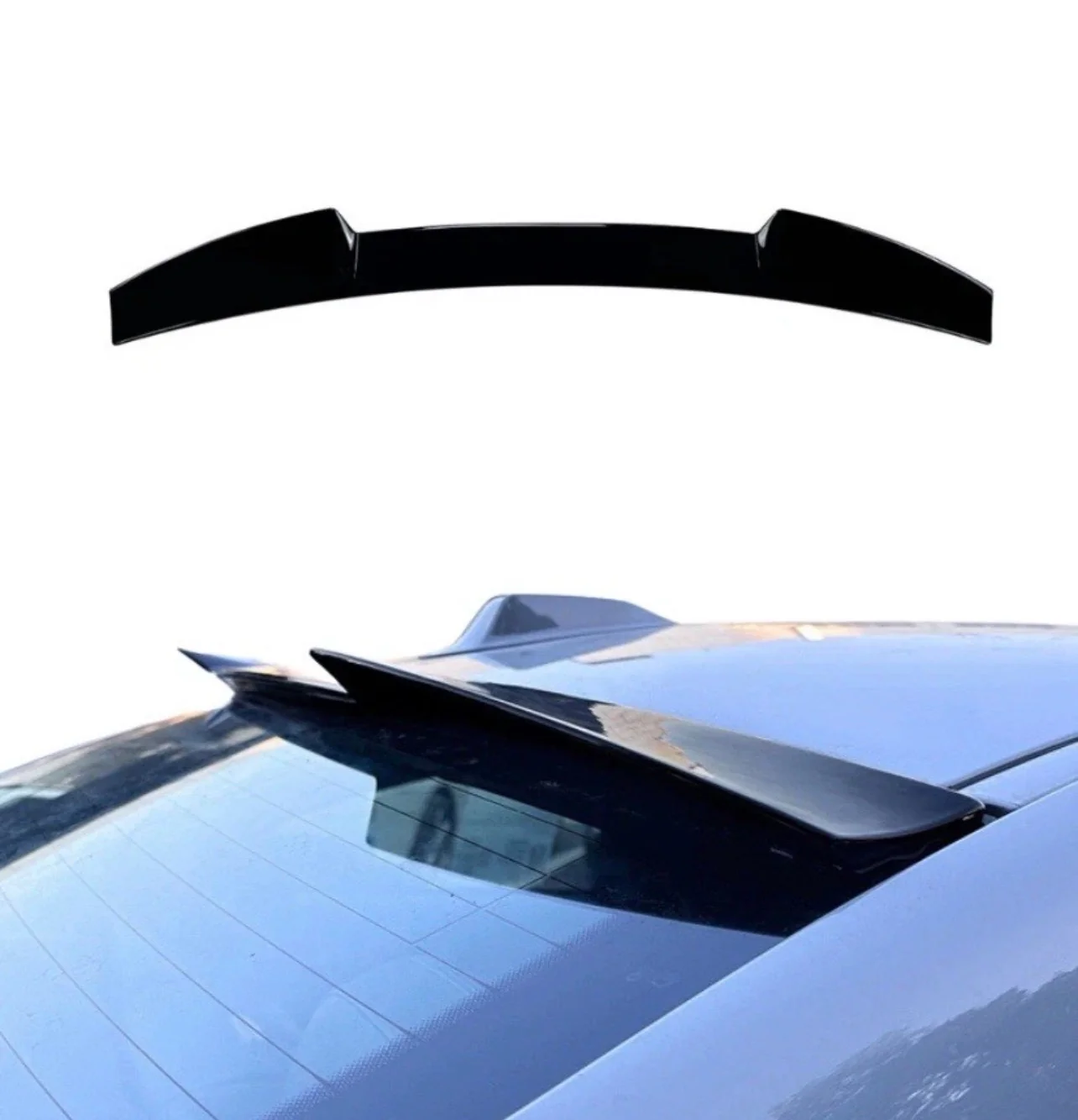 Rear Roof Spoiler Wing Lip For BMW 2 Series G42 2 Door Coupe M2 G87 Gloss Black - Image 3